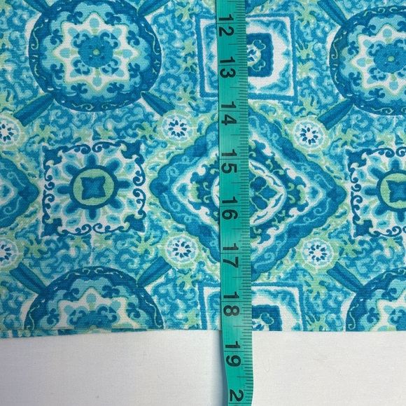 💙 Talbots Turquoise Patterned Skirt Women’s 12P Lined Cotton Stretch Petite 💙 - Picture 13 of 14